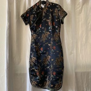 Vintage Chinese dress, cheongsam or qipao